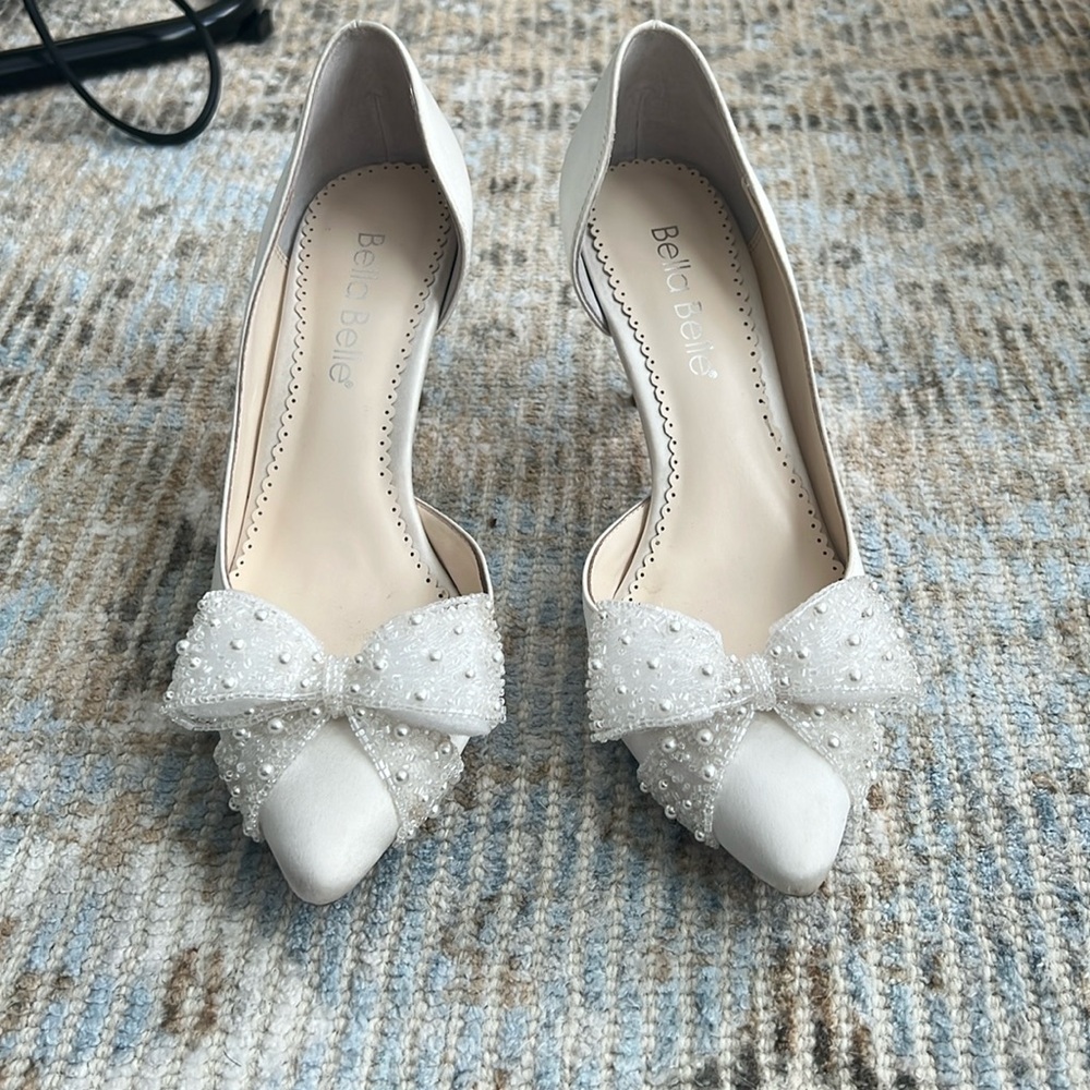 Belle belle shoes DOROTHY only worn twice ivory